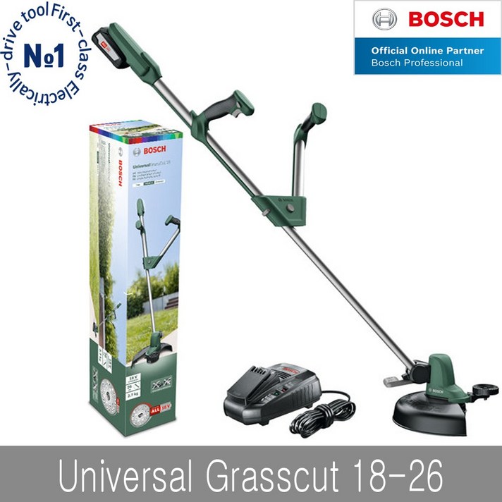 보쉬 UniversalGrassCut18-26 충전예초기 잔디깍기, 단품