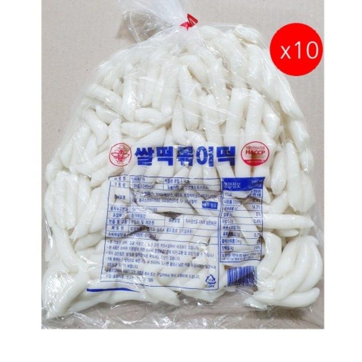 [더착한푸드]쌀떡볶이 소(보성 1.5K) 10개 식자재마트 대용량 업소용 떡볶이 떡복이 분식재료 추억의 떡볶이 EjrqhRdl