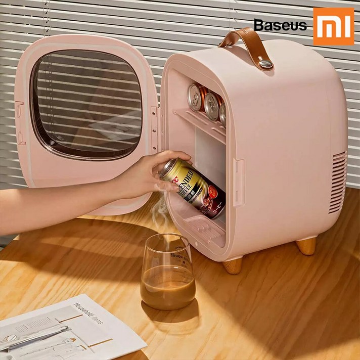 샤오미 Baseus 미니냉장고 캠핑용 냉장고 8L 대용량 저소음, 샤오미 Baseus 미니냉장고 화이트