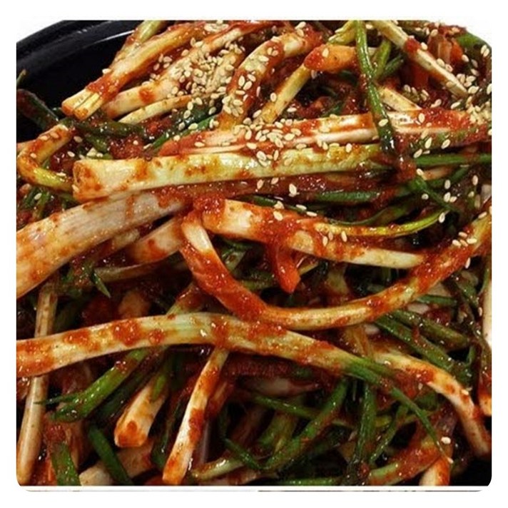 명품알지 파김치 2kg 전라도 쪽파김치 국내산100% 천연양념