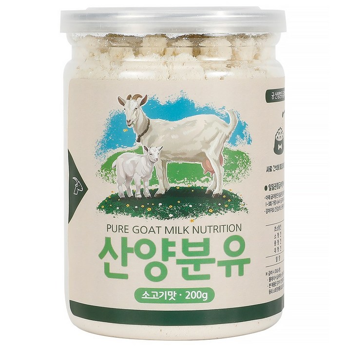 애견간식궁 강아지 산양분유 소고기맛 200g 파우더, 1병