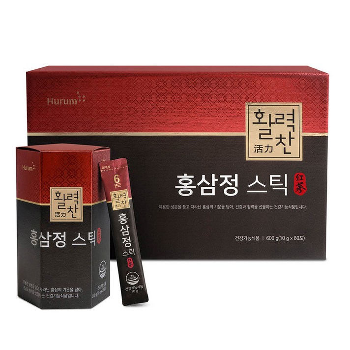 코스트코 휴럼 활력찬 홍삼정 스틱 10g x 60포, 단품