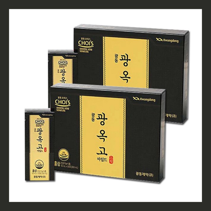 광옥고 60포 스틱 6년근 홍삼 짜먹는 농축액 진세노사이드 선물세트 추천, 2개, 30포