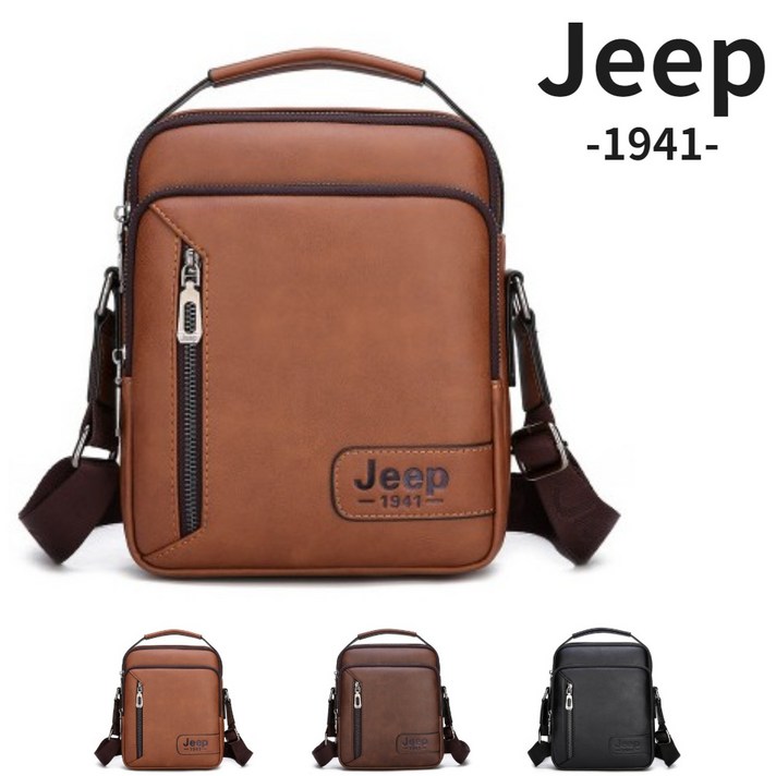 지프 미니 크로스백 브랜드 명품 Jeep 남자가죽크로스백