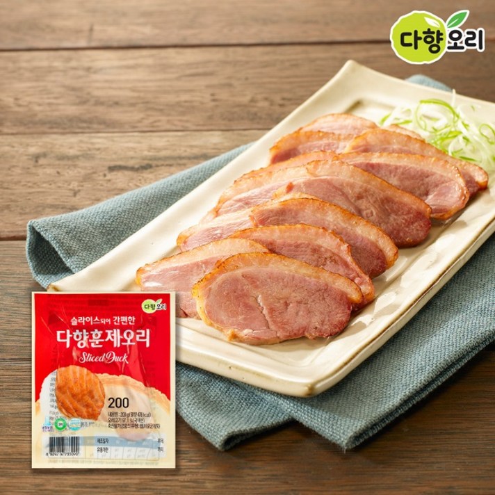 다향오리 훈제오리 슬라이스 200g 9팩, 1