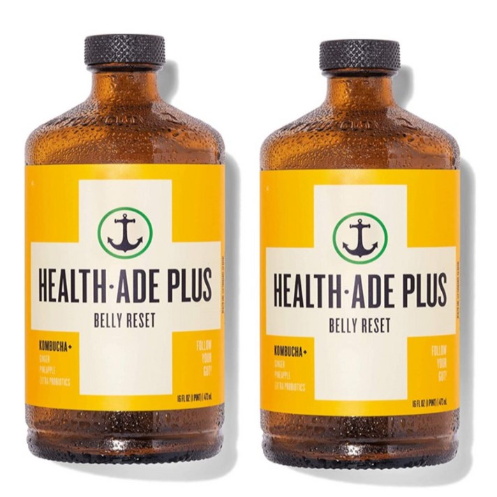 HealthAde 헬스에이드 플러스 콤부차 벨리 리셋 473ml 2팩 Kombucha Plus Digestion, 1개, 0ml