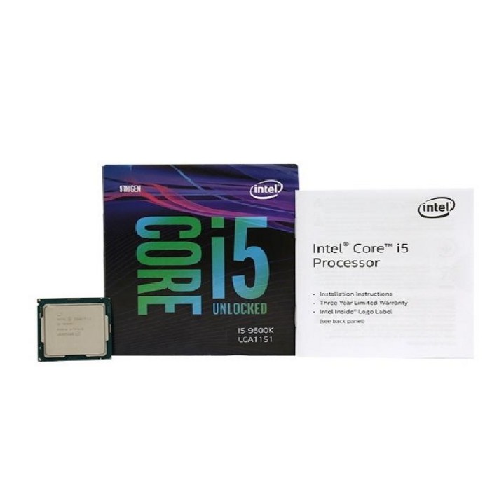 코어 i5 커피레이크 리프레시 9600K (3.70GHz/LGA1151-v2/9MB/쿨러미포함) [정품박스], INTEL