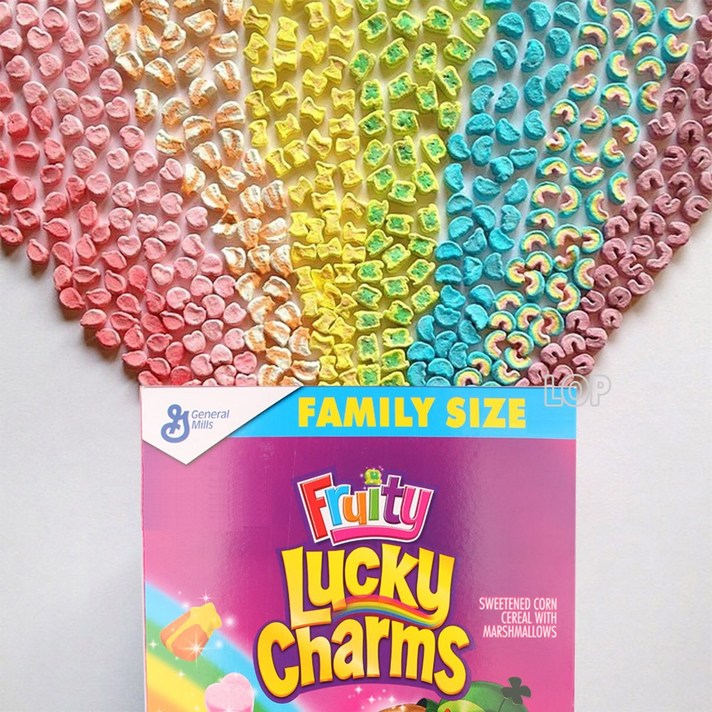 Lucky Charms 럭키 참스 시리얼 프루티 601g l 어린이간식 아침식사 식사대용