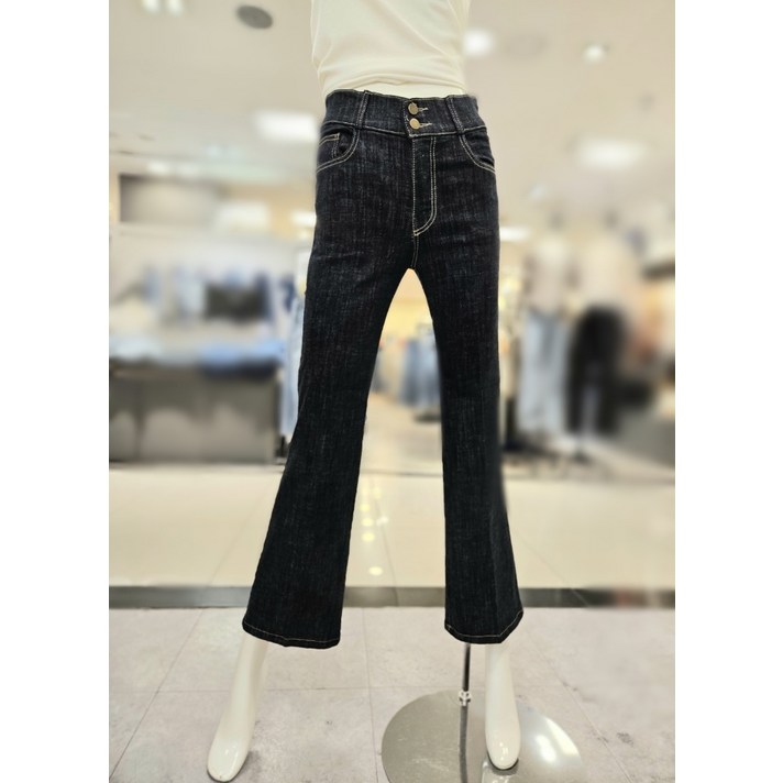 올리브데올리브 세미 부츠컷 데님 팬츠 YJ3AL3052054386