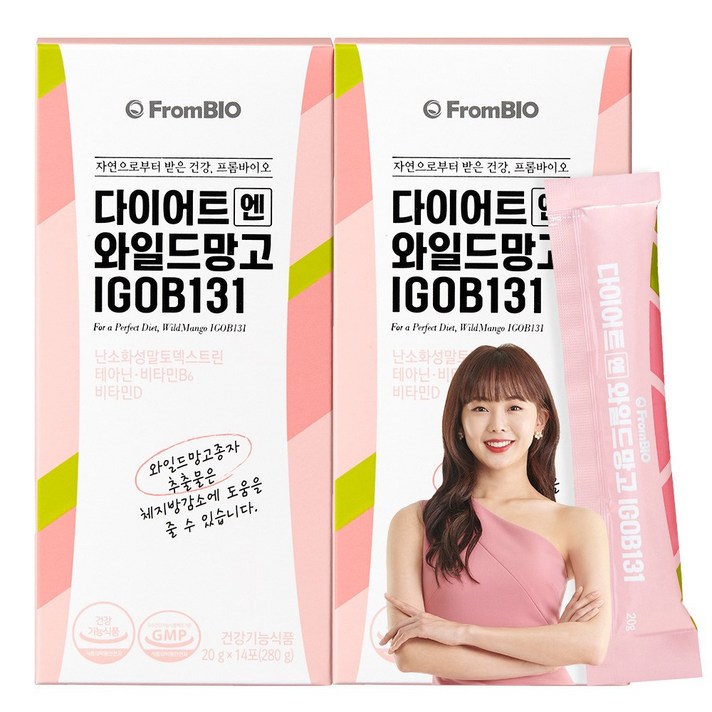 프롬바이오 다이어트엔 와일드망고 IGOB131, 280g, 4주분, 28포