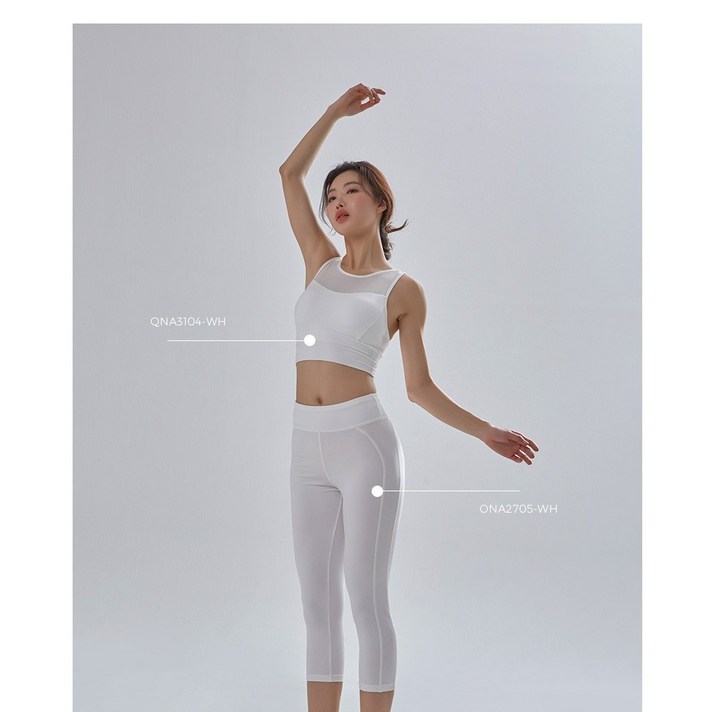 제인코트 격한운동에도 흔들림없이 편한해요~QNA 3104 브라탑 화이트