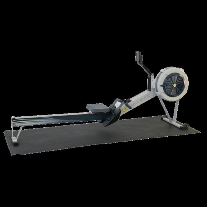 Concept2 로잉머신 전용 매트 충격 흡수 소음 방지 블랙, one size