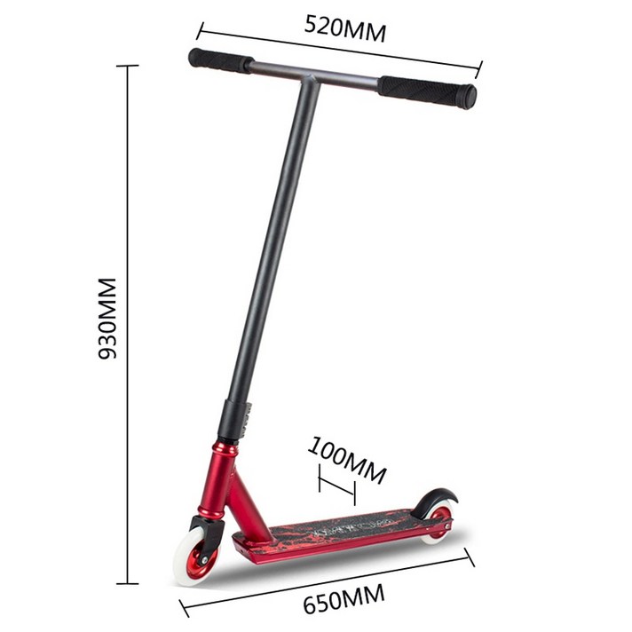 댕냥샵 스포츠/레져 킥보드(성인용) 647305225163, 빨간