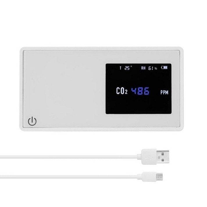 미세먼지 공기질 측정기 집들이선물 다기능 CO2 ppm 미터 미니 이산화탄소 검출기 멀티 가스 분석기 Protable 대기 질 테스터, 협력사, 유형 2