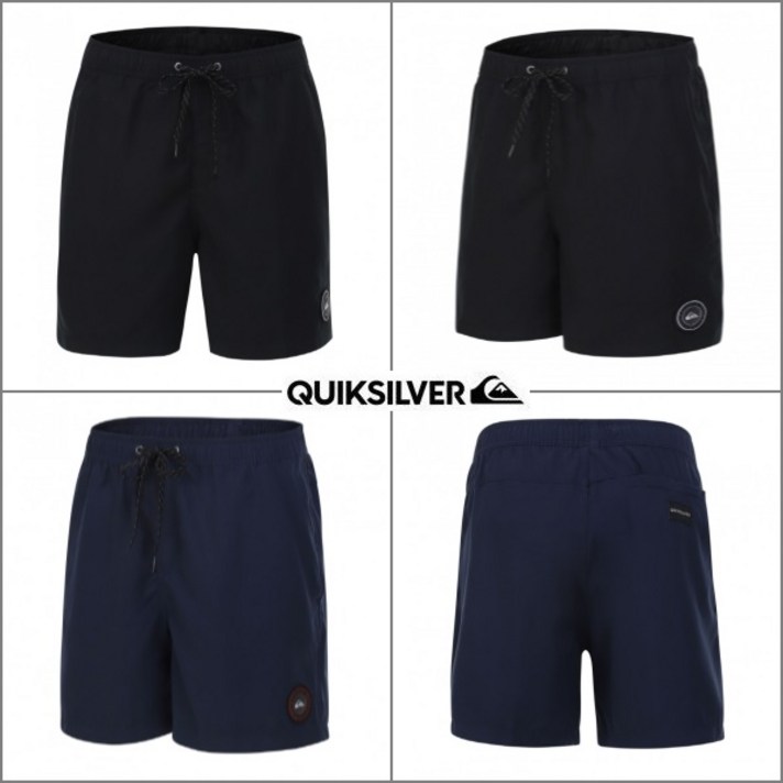 퀵실버 17인치 비치 고무 밴드 보드숏(Q911BS003 Q931BS143)