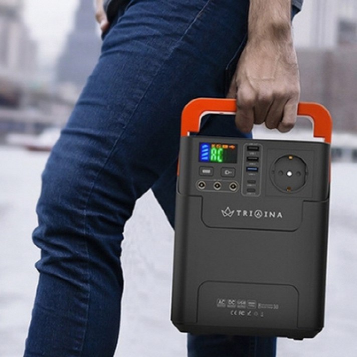 트리아이나 캠핑용 보조베터리 S328 파워뱅크 차박 낚시 레저 휴대용 대용량 220V 가정용 비상전원
