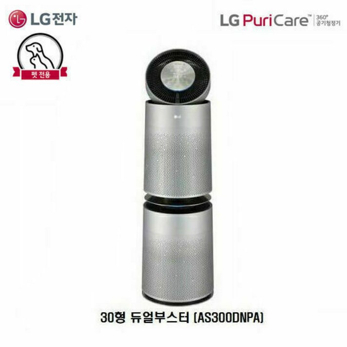 LG 퓨리케어 360˚ 펫 공기청정기 AS300DNPA (30형), 단품