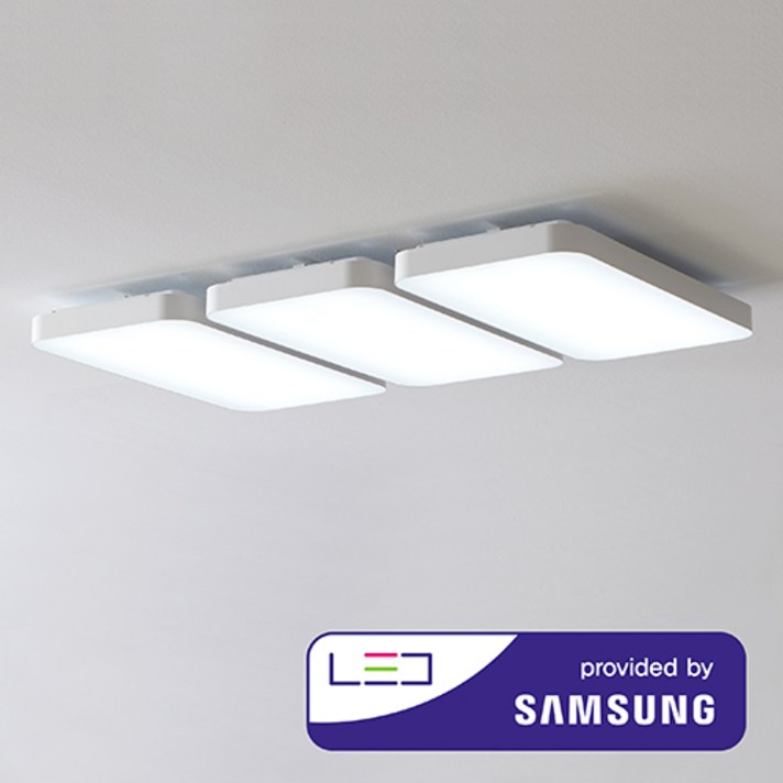 조명에반하다 삼성칩 밀레거실등 LED180W 화이트(SP222)LR 국산KC인증 천장등/실링라이트