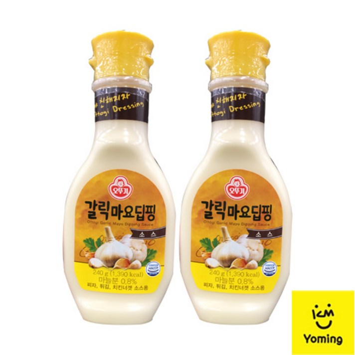 오뚜기 갈릭 디핑소스 딥핑소스 2개 (총 480g), 240g