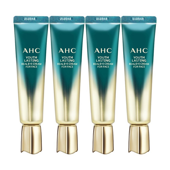 AHC 유스래스팅 리얼 포 페이스 시즌9 30ml 아이크림, 4개