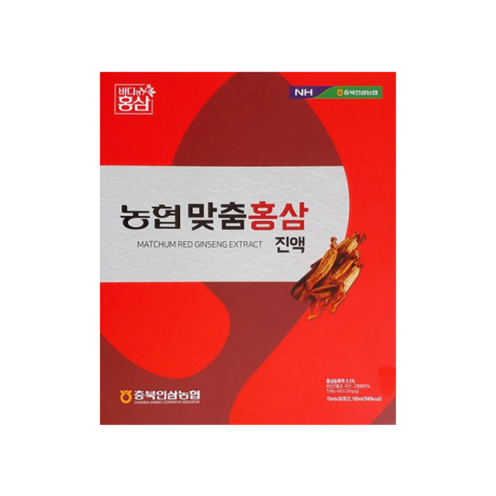 농협 맞춤홍삼진액 70ml x 30포 명절 선물세트, 단품, 단품