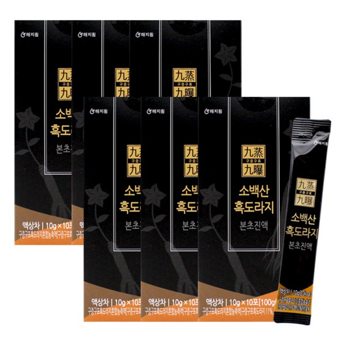 소백산 흑도라지 본초진액 6박스(10gX총60포), 단품