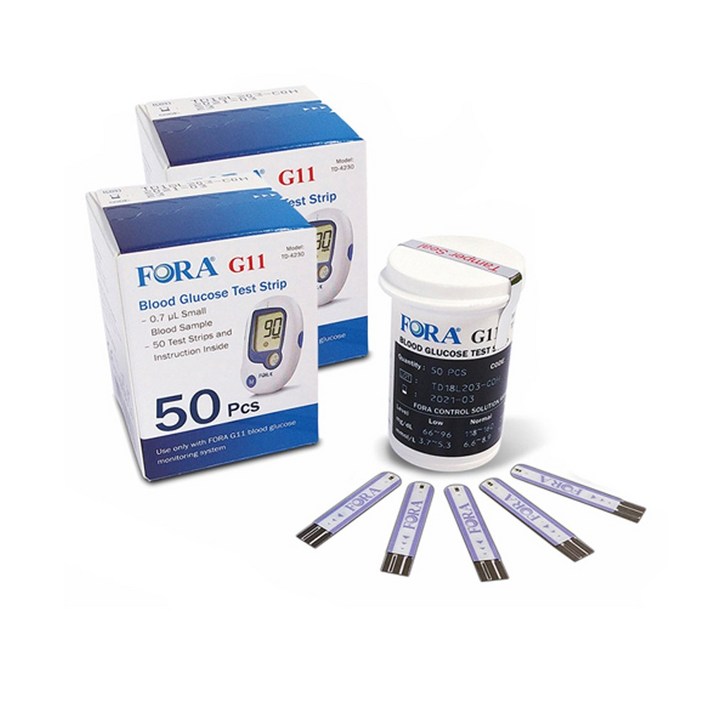 유진 포라 혈당시험지100매 (50매x2박스) 혈당스트립, 1개