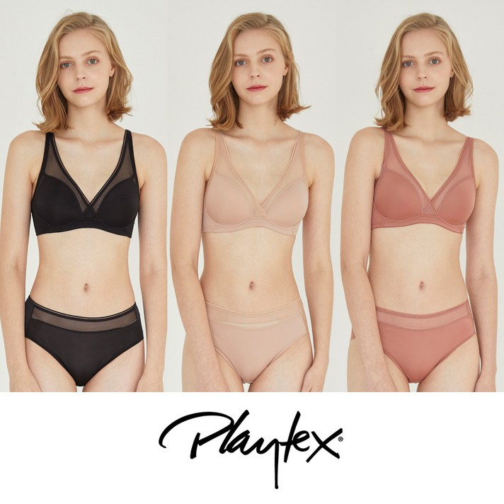 [Playtex] 플레이텍스 와이어리스 18HOUR 6종세트 PXW0P858687_T