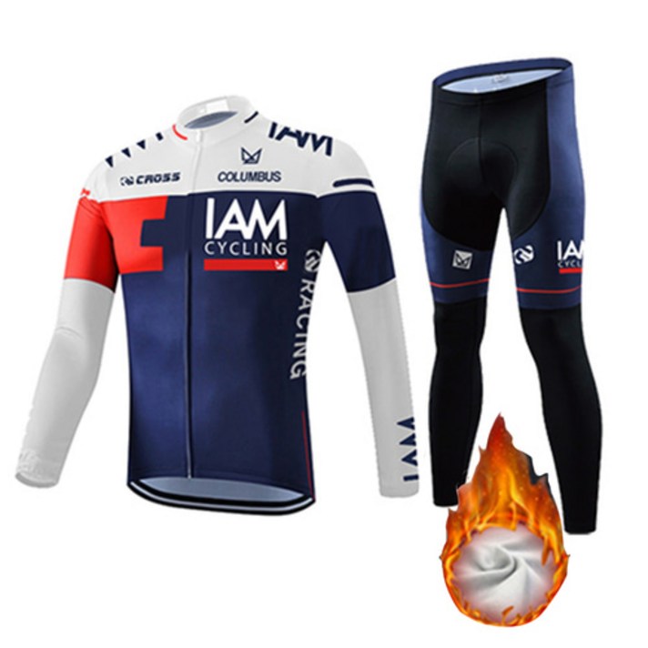 콜럼버스 남녀공용 겨울용 기모원단 긴팔 자전거복 상하의세트 모음자전거의류