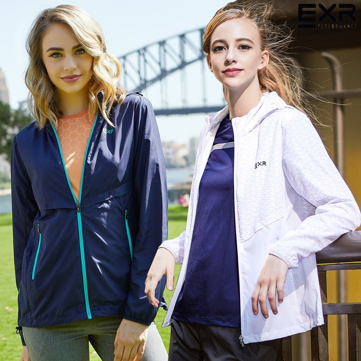 [EXR] 여성 벤틸레이션 바람막이 자켓 2종택1