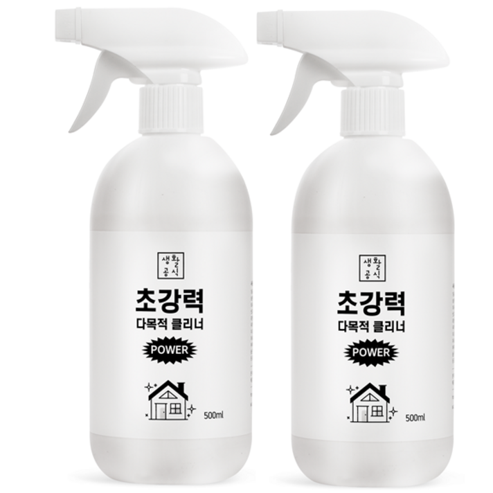생활공식 초강력 다목적클리너 1+1, 1, 500m
