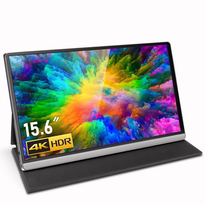 Weiketerui 4K 해상도 IPS 패널 지원 화면 확장 기능을 갖춘 15.6 인치 휴대용 모니터