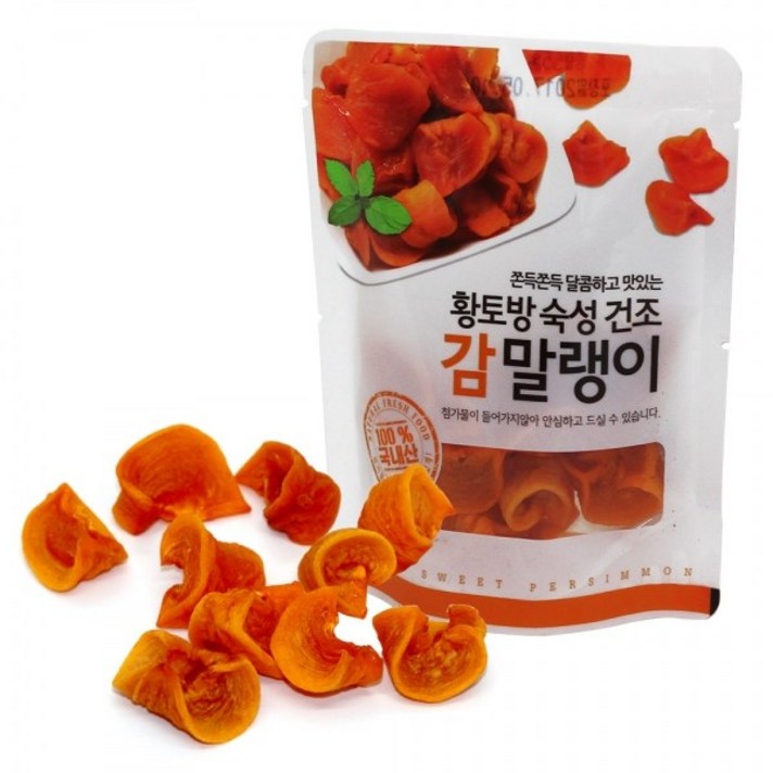 산천농원 황토방숙성 건조 감말랭이 55g, 20팩