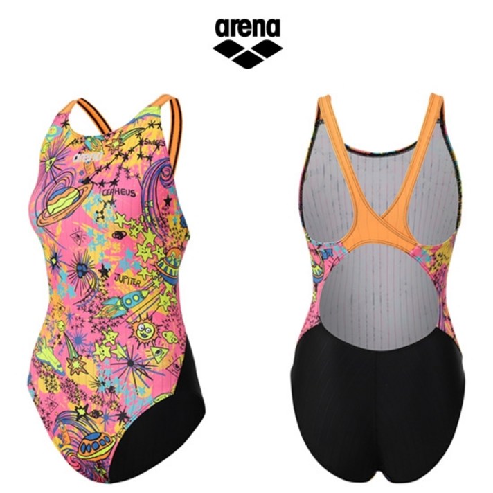 아레나 여성 선수 원피스 수영복 AUSCO09PNK