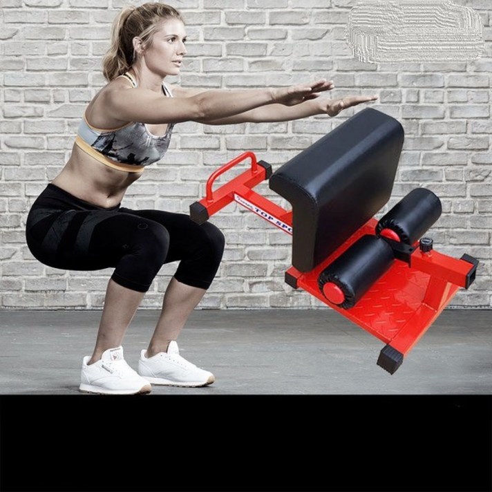 가티스 편안한 스쿼트 머신 허벅지 다리 관절 하체 근력 강화 정확한 안정된 자세