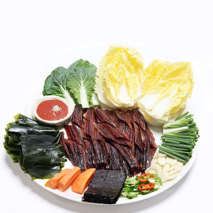 미스터팜팜 포항직송 과메기야채세트 (완전손질10미(20쪽)+모듬야채), 1개, 완전손질10미(20쪽)+모듬야채