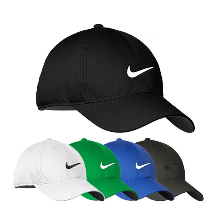 나이키골프 드라이핏 스우시 프론트 캡 모자 548533, WHITE/BLACK