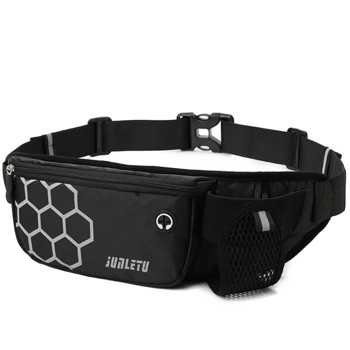 물병힙색 런닝운동스포츠 힙백 아웃도어 힙색, 블랙