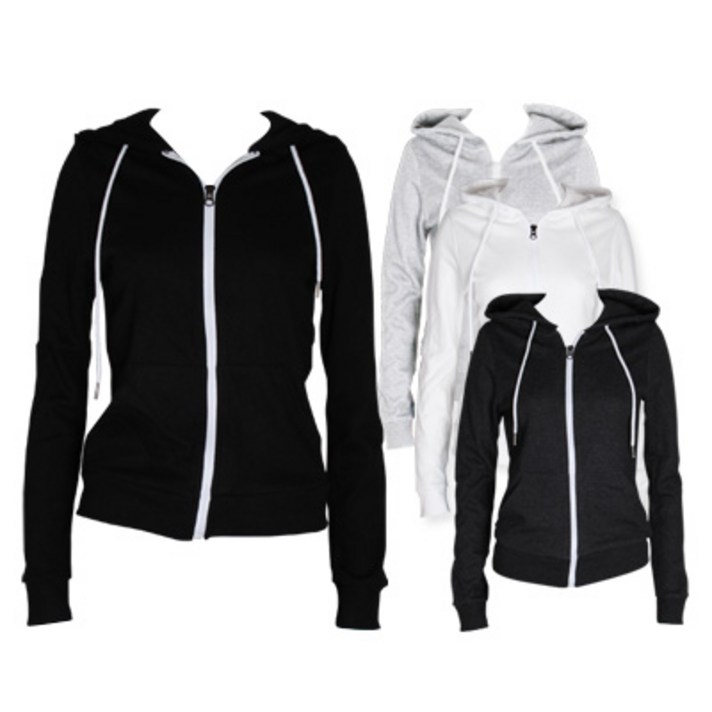 <당일출고> 베이직 슬림 여성 후드 집업”>		</div>
<div class=