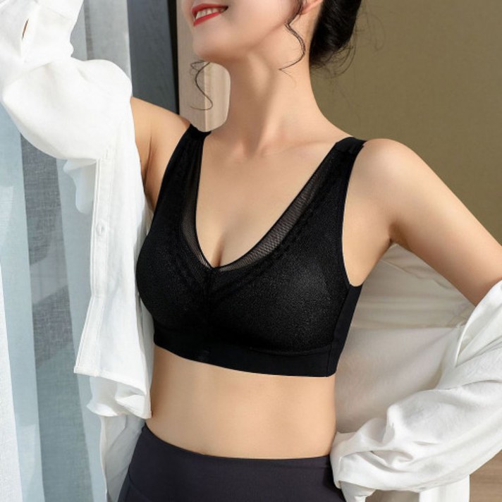 라텍스 노와이어 심리스브라 수면브라 브라렛