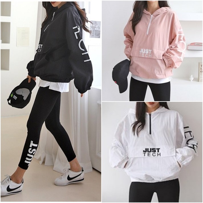 쇼매인 여성 바람막이 점퍼 빅사이즈점퍼