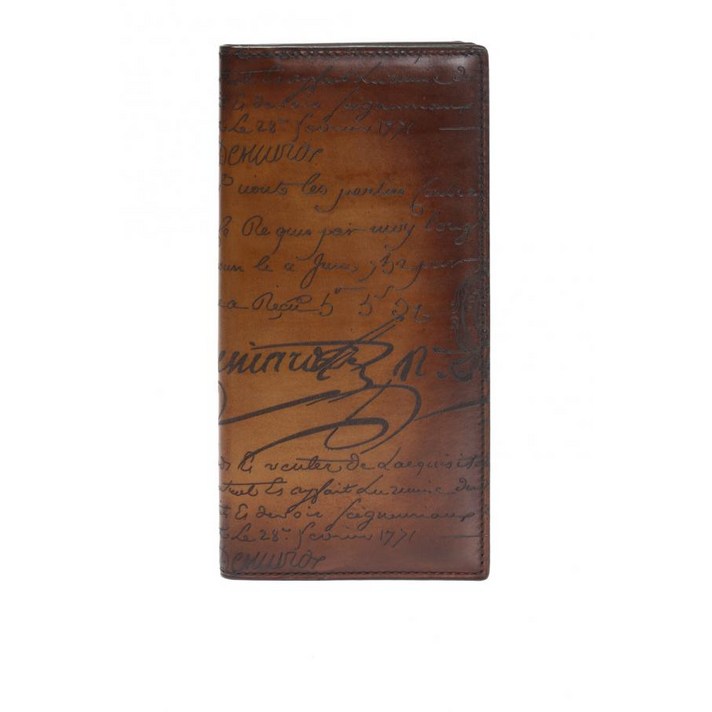 Berluti Santal 가죽 Yen 지갑 N135277 0-TOBACCO BIS 150불 이상 주문시 부가세 별도