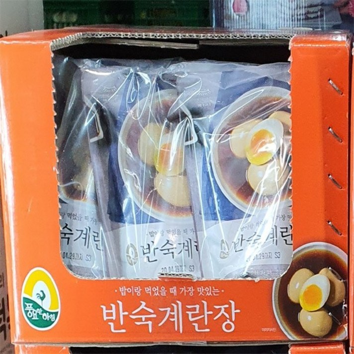 반숙 계란장 400g x 3입, 일반포장 동절기만, 단일상품