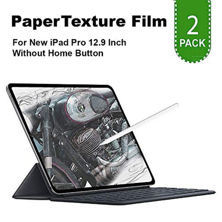 Paper Texture Screen Protector for New iPad Pro 12.9 2020 and 2018 Model Sketch Anti Glare/Paper Scr, 1