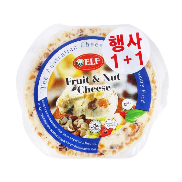 [메가마트]후르츠앤넛 과일치즈 125g, 1개