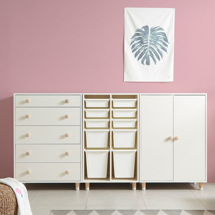 소르니아 뉴수플레 1600 와이드 베이비장 세트, 아이보리