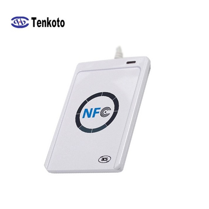 카드단말기 휴대용 이동식 블루투스 신용카드 리더기 RFID 스마트 카드 카드 기 비접촉식 작가 복사기 복사기 쓰기 가능 복제 SDK USB S50 13.56mhz M1 카드 기, ACR122U-A9