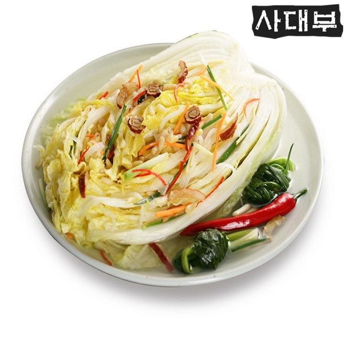 사대부 국산 100% 백김치 5kg, 1Ea
