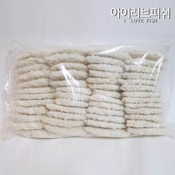 아이러브피쉬 생선까스 2.5kg 대용량 (50개입 청대구살 간식 반찬 안주), 1팩