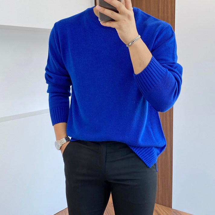 간빠레 남녀공용 데일리 베이직 봄 니트 12color